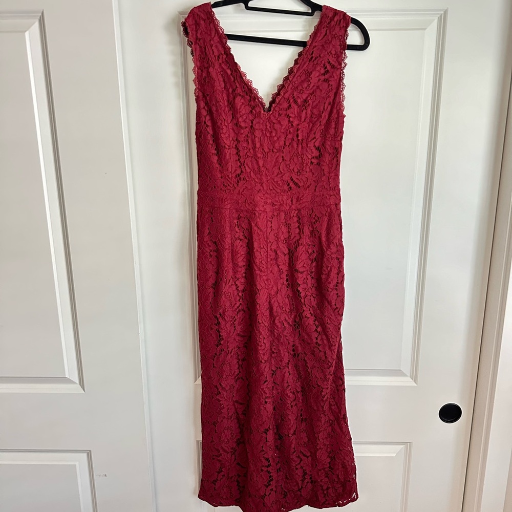 Greylin Anthropologie jumpsuit Farrah Deep V Jumpsuit